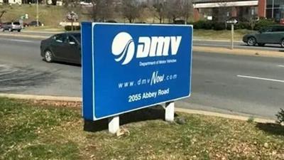 DMV sign