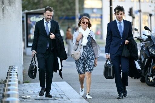 Gisele Pelicot (centre) has requested that the trial be open to the public to raise awareness