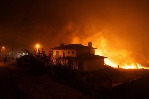 Wildfires in northern Portugal are threatening lives and homes