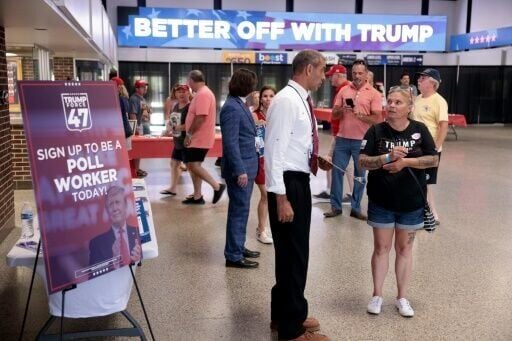Former US president Donald Trump is up against current Vice President Kamala Harris in this year's vote